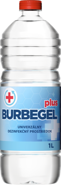 Alkoholová dezinfekcia BURBEGEL plus - 1L 70%.