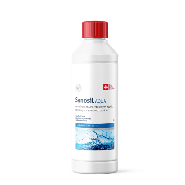 Sanosil Aqua - prostriedok na veľmi znečistenú, organicky kontaminovanú vodu, balenie 1kg